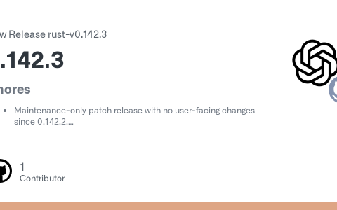 Codex最新解读：Chores Maintenance only patch re