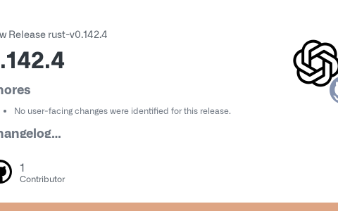 Codex最新解读：Chores No user facing changes we